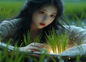 田螺姑娘的故事；田螺姑娘的故事配图