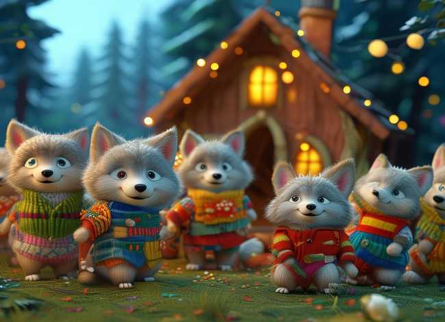 关于狼的儿童故事童话故事；关于狼的幼儿故事