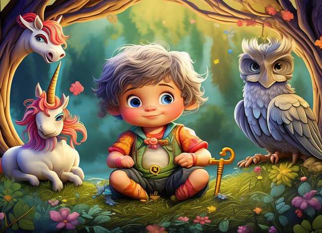 童话故事绘画图片，童话故事绘画作品图片幼儿园