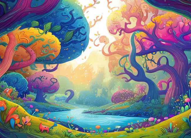 原创故事系列儿童插画，幼儿故事插画