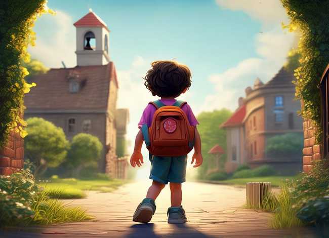 孩子上学的故事，孩子上学的故事文案