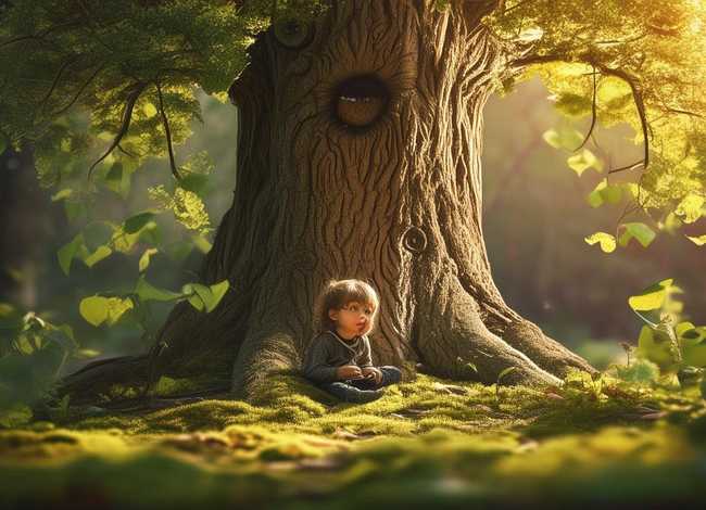 树的眼睛儿童故事、树的眼睛诗歌幼儿园大班