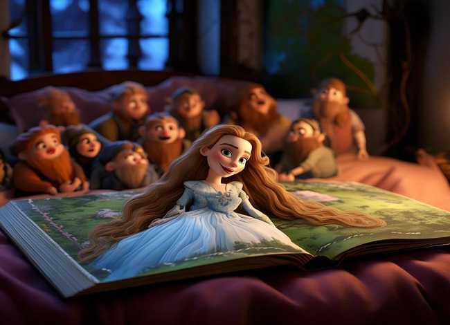 儿童睡前故事白雪公主有声绘本、白雪公主的睡前故事有声音