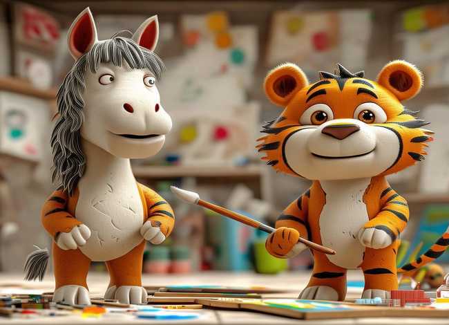 马马虎虎成语故事简笔画 - 马马虎虎的成语故事视频