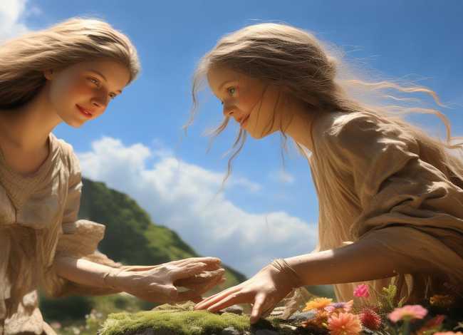 女娲造人儿童故事；女娲造人幼儿故事简短