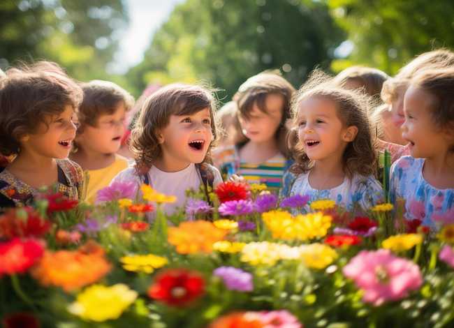 朗诵 儿童；朗诵 儿童 鲜艳的花朵