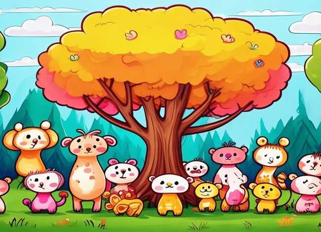 儿童故事绘本完整版简笔画 - 幼儿故事绘本简笔画