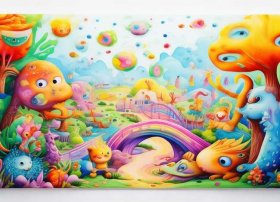 儿童故事彩色插图、儿童故事彩色插图版