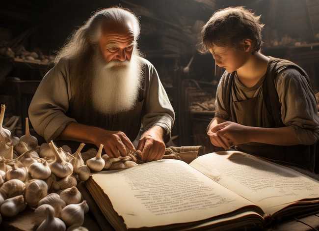 大蒜的历史故事 大蒜的历史故事50字