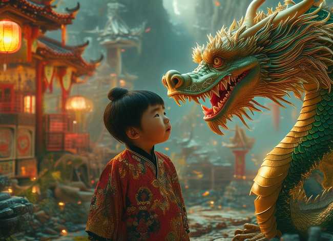 儿童中国神话故事画；中国少儿神话故事