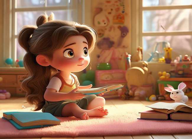 女孩儿童故事6-12岁（小女孩的幼儿故事）