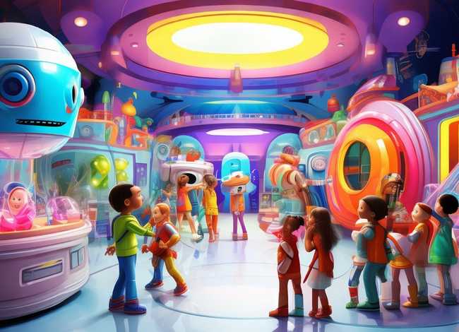 科技馆题材的儿童画（科技馆题材的儿童画图片大全）