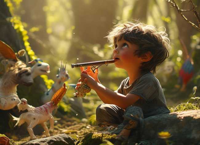 儿童故事《吹笛子的迪卡》，吹笛子的寓言故事