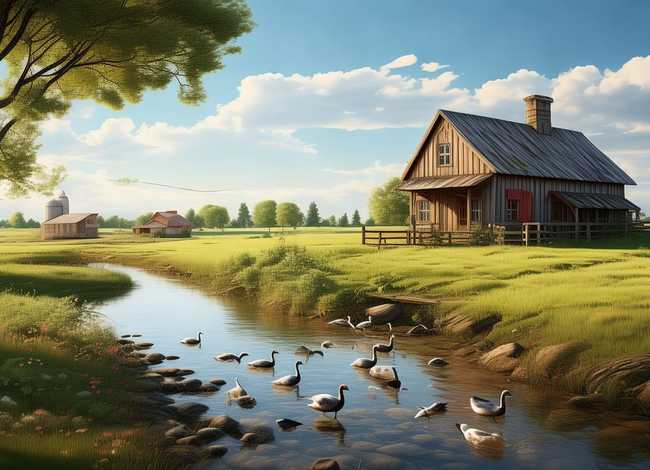 乡村主题绘画作品 乡村主题绘画作品名称