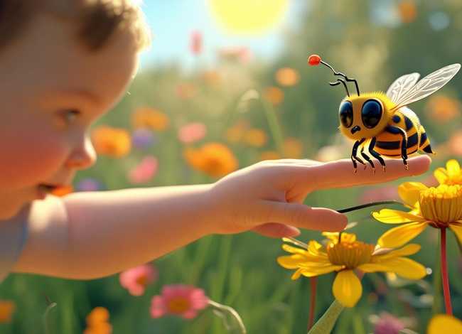 小蜜蜂蜇人的儿童故事（小蜜蜂蛰人的故事）