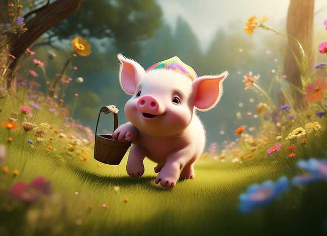 儿童童话故事音频小猪 - 小猪的故事音频
