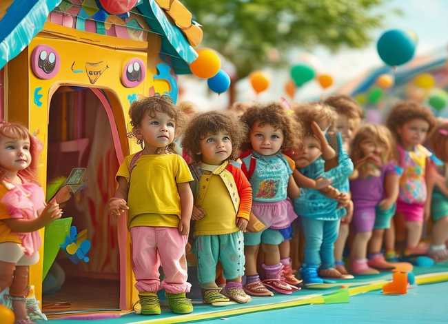 儿童故事排队买票 - 幼儿园排队买票故事