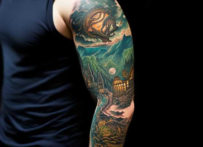 纹发故事，故事纹身