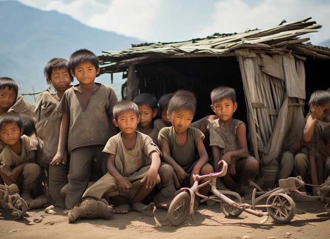 山区儿童贫困生活照片 - 山区儿童贫困生活照片大全