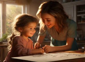 小女孩画妈妈故事、小女孩画妈妈故事内容