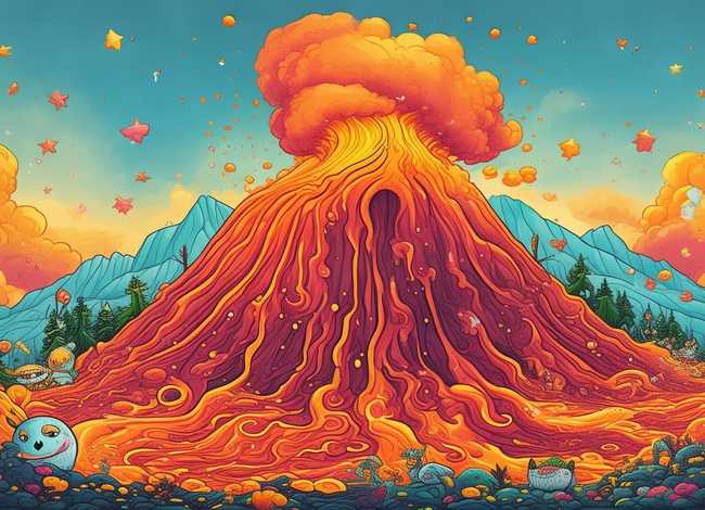 火山爆发的故事儿童版，有关火山爆发的故事