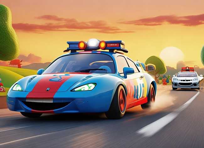 儿童故事警车追跑车（幼儿故事警车的故事）