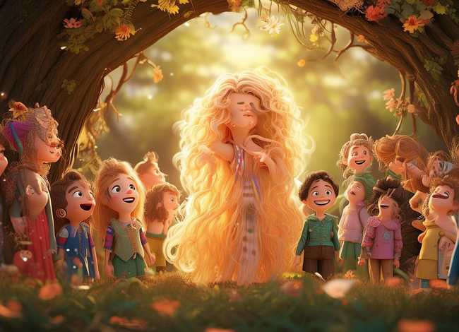 儿童故事谁最美的台词；谁最美儿童剧台词