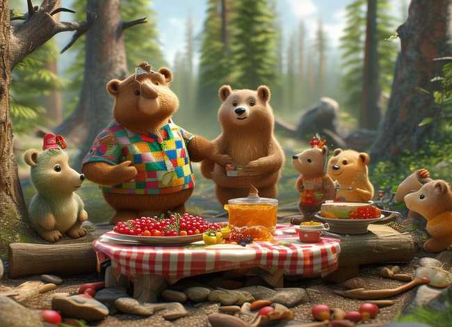 小熊请客绘本故事、小熊请客绘本故事串词报幕词