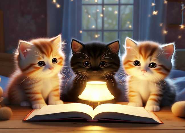 儿童睡前故事三只小猫咪、三只小猫睡前故事收听
