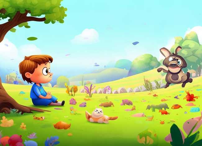 守株待兔故事儿童版图片 守株待兔故事图片大全