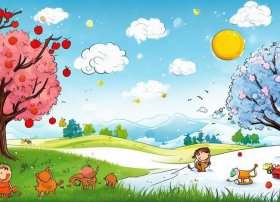 有关四季的儿童故事 - 关于四季的简单的幼儿故事大全