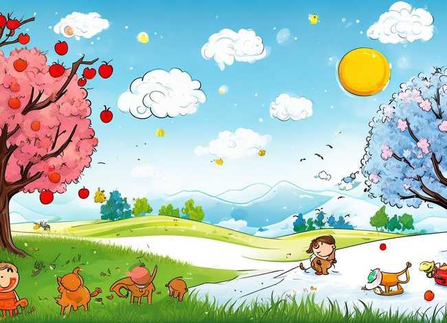 有关四季的儿童故事 - 关于四季的简单的幼儿故事大全