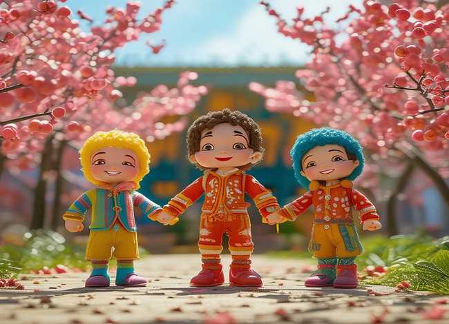 儿童趣味故事桃园结义 - 桃园三结义幼儿讲故事