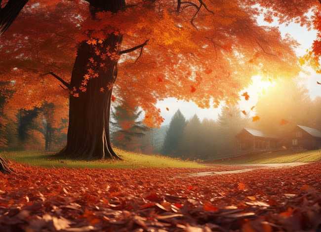 落叶故事图片 落叶故事图片大全