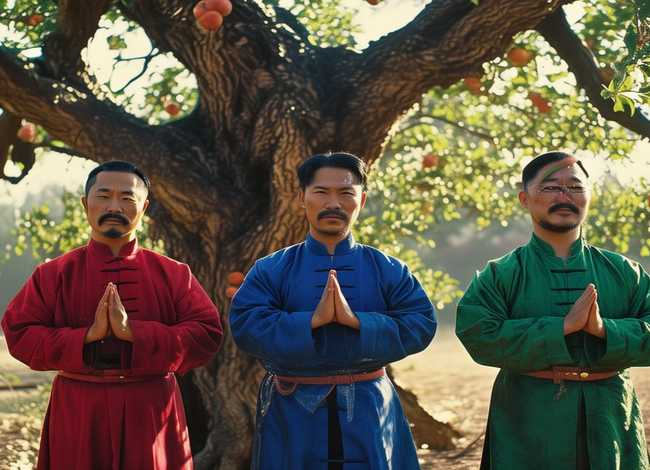 桃园结义的故事；桃园结义的故事简短