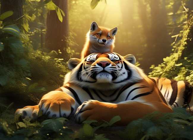 儿童故事狐假虎威文字完整版；幼儿故事狐假虎威文字