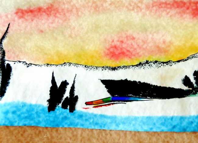 儿童水墨画简单画法 儿童水墨画简单画法大全