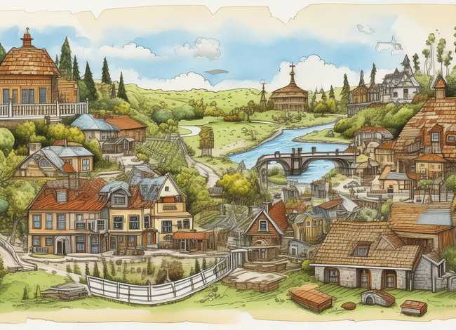 家乡的故事手抄报图片 家乡的故事手抄报图片大全