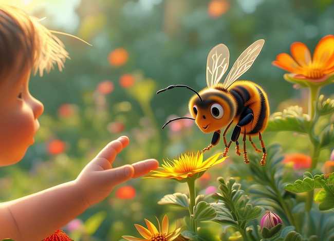 小蜜蜂蜇人的儿童故事（小蜜蜂蛰人的故事）