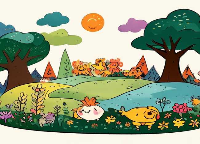 幼儿故事插画手绘，幼儿故事插画手绘简单