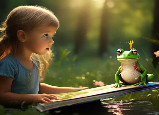 儿童睡前故事青蛙王子的故事 - 儿童故事睡前故事3-6岁青蛙王子