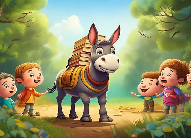 儿童寓言故事插画，寓言故事小插画