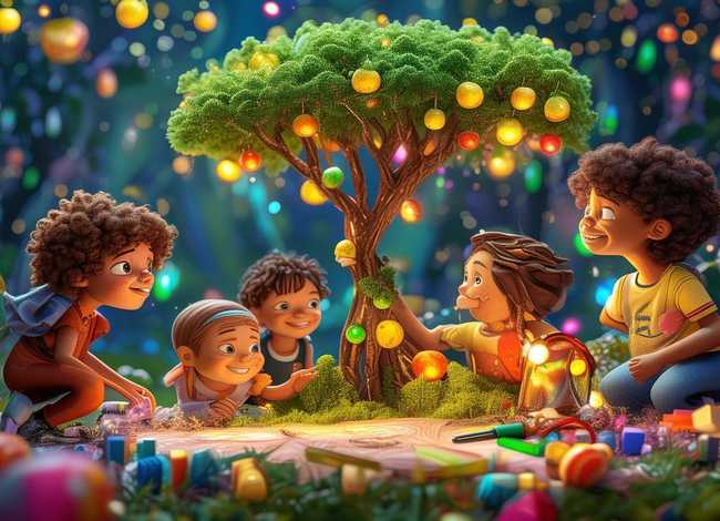 故事儿童画6-12岁 儿童故事画6-12岁