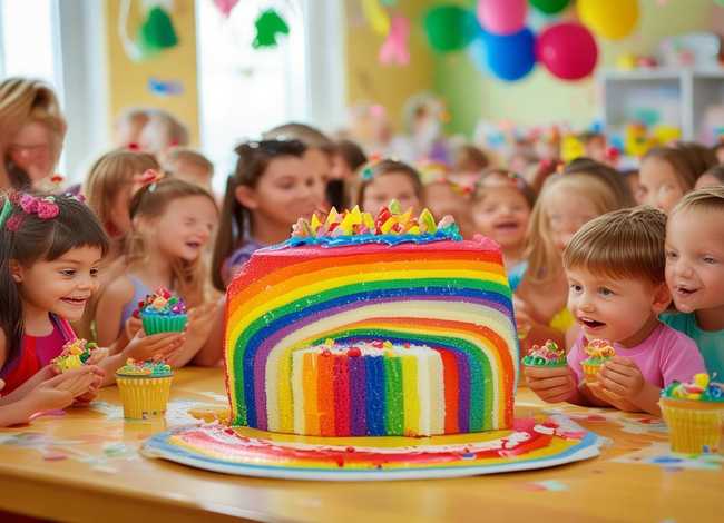 儿童故事彩虹蛋糕表演；幼儿园故事彩虹蛋糕教案