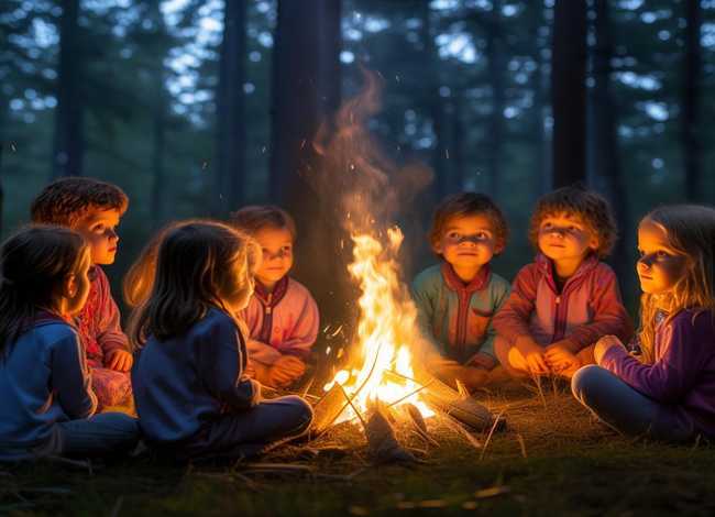 夜晚的故事幼儿（夜晚的故事教案）