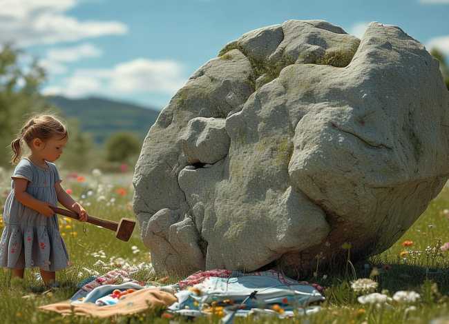 儿童故事铁杵磨成绣花针，铁杵磨成绣花针的故事