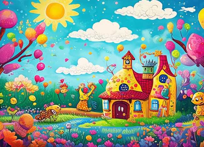 儿童故事手绘画图片大全 儿童故事绘画作品图片