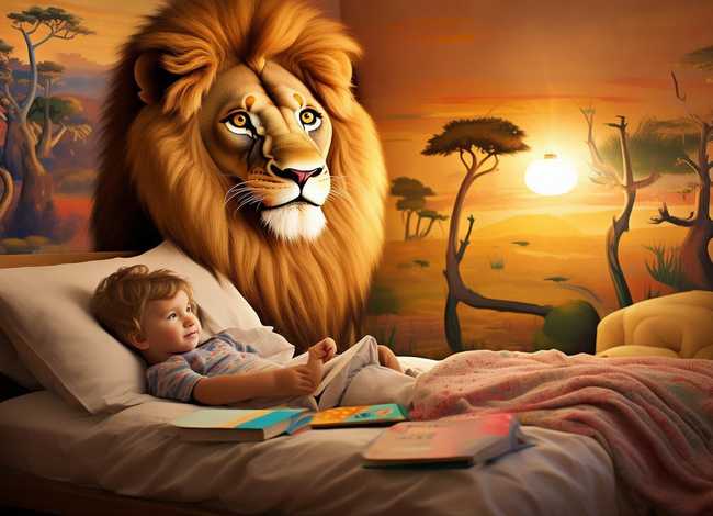 儿童故事3-6岁睡前听狮子故事；儿童故事狮子3-6岁睡前听故事书