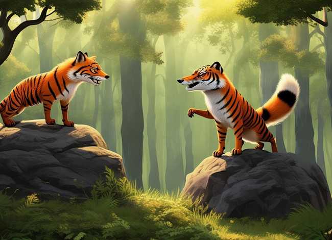 幼儿故事《狐假虎威》 - 幼儿故事《狐假虎威》内容简介