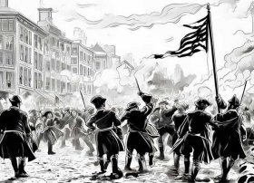 革命故事连环画简笔画 革命历史故事连环画简笔